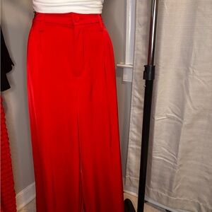 Cato Vibrant Red Wide Leg Pants